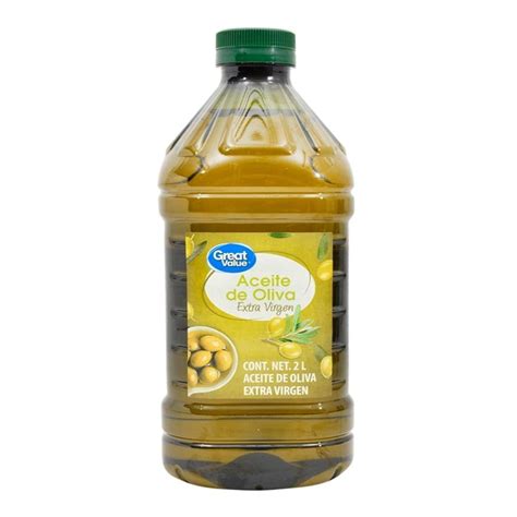 aceite de oliva great value extra virgen 2 l walmart