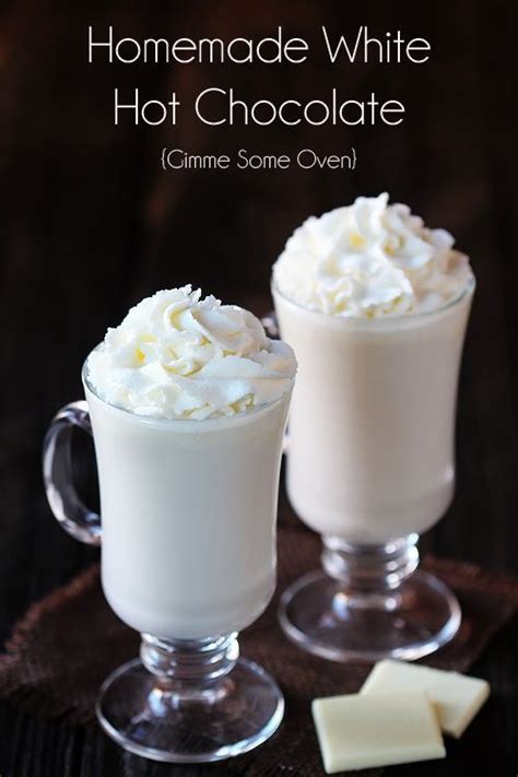 Recipe For Homemade White Hot Chocolate Food And