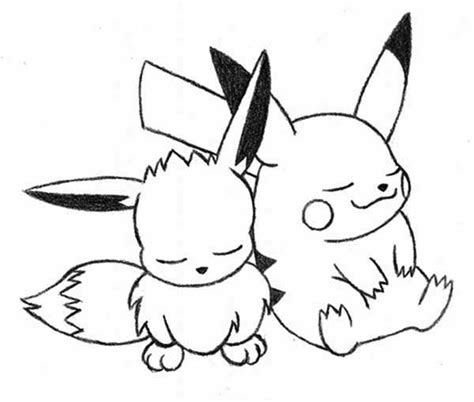 Pokemon eevee coloring sheets that we provide you can use for coloring activities with your. Eevee And Pikachu Coloring Pages at GetColorings.com ...