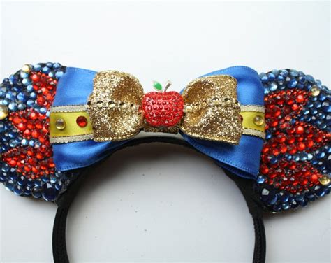 Snow White Inspired Minnie Mouse Ears Etsy