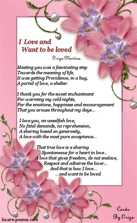 Love Poems By Oriza Martins