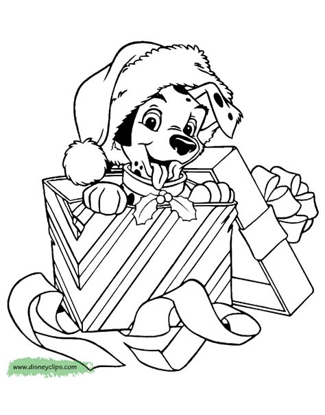 Lady And The Tramp Christmas Coloring Pages