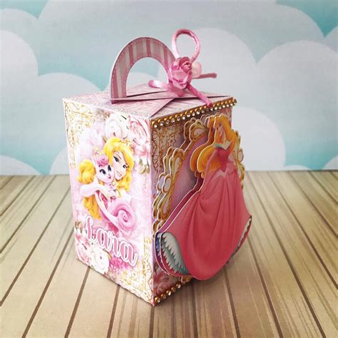sleeping beauty favor box belle party supplies bags aurora etsy canada
