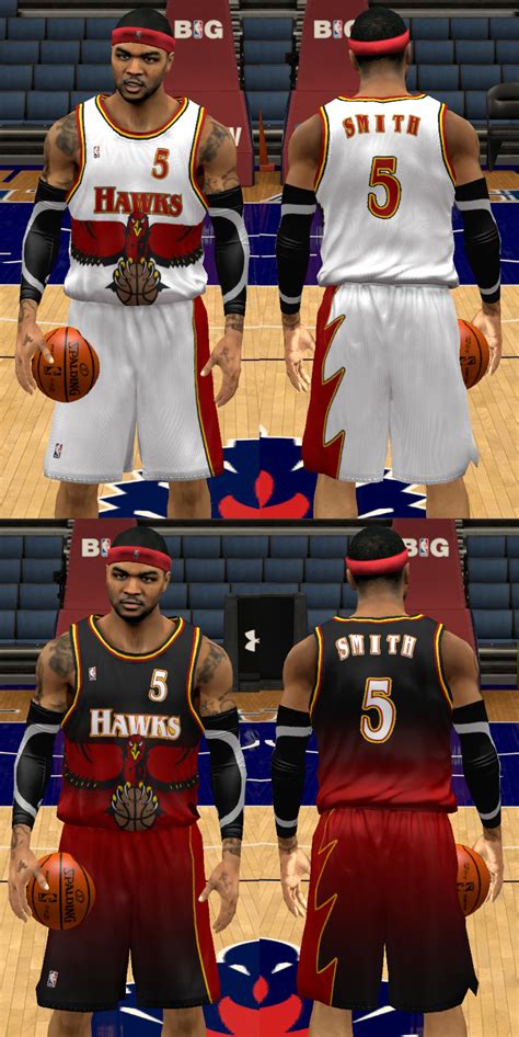 The hawks' last major uniform redesign included a strange texture and plenty of neon. NLSC Forum • Downloads - Atlanta Hawks 1995-99 Jerseys