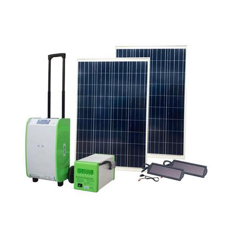 1800 Watt Indooroutdoor Portable Off Grid Solar Generator Kit With