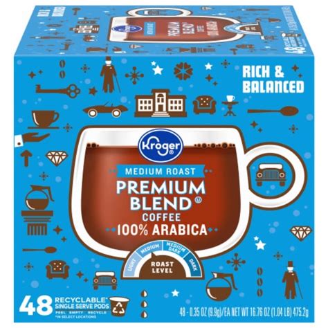 Kroger® Premium Blend Medium Roast Coffee Pods 48 Ct Fred Meyer