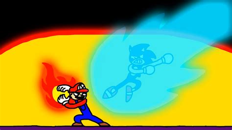 Mario Vs Sonic By Kaijukirby On Newgrounds