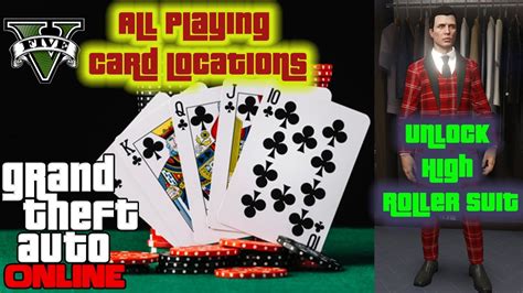 Gta Online All 54 Playing Card Locations Unlock High Roller Outfit