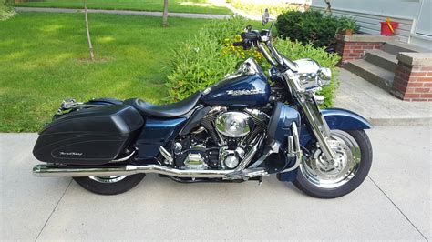 2004 Harley Davidson Flhrsi Road King Custom Luxury Blue Des
