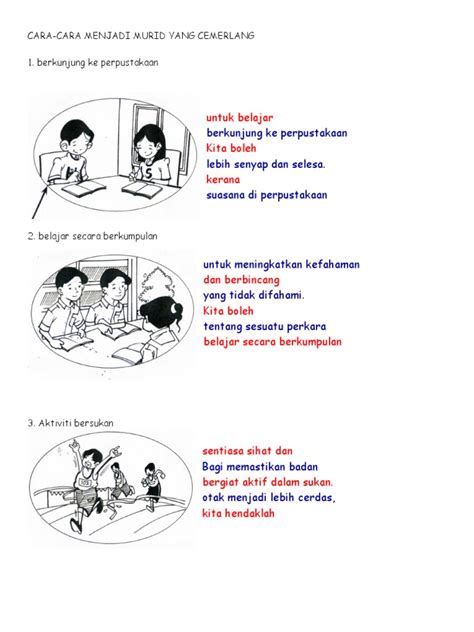 Kesimpulannya, ada pelbagai cara untuk merapatkan hubungan kita dengan jiran tetangga agar kehidupan kita aman dan cemerlang. Bina Ayat Cara Menjadi Murid Yang Cemerlang