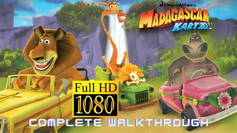 Longplay Of Madagascar Kartz Nintendo Wii Complete Walkthrough