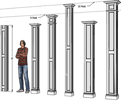 Square Wood Recessed Column I Elite Trimworks