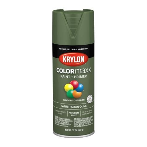 Krylon® Colormaxx Indooroutdoor Satin Italian Olive Paint And Primer