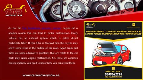 Ppt What Are The Most Common Causes Of Car Breakdowns Powerpoint