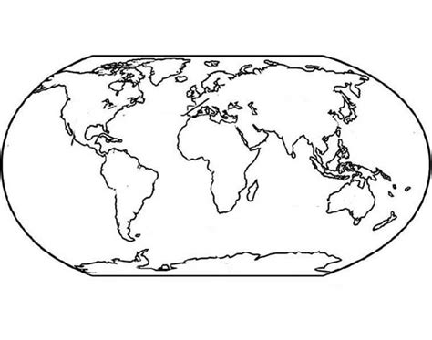 Earth Map Drawing At Getdrawings Free Download