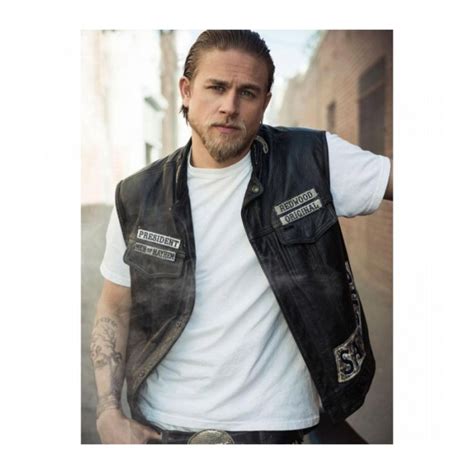 Jax Sons Teller Of Anarchy Motorcycle Leather Vest All Patches Movies