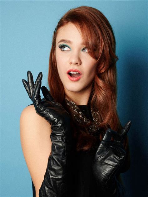 14a414ef D318 4a1c A9bb 977a8c9b4d70 Fashion Gloves Redhead Beauty Black Leather Gloves