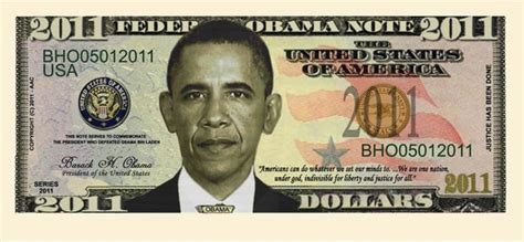 Barack Obama 2011 Commemorative Dollar Bill American Art Classics