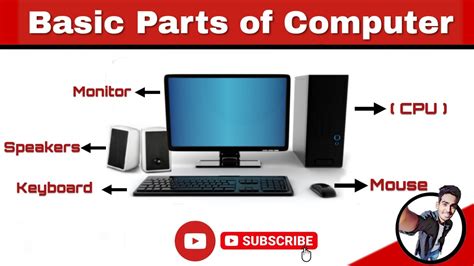 Basic Parts Of A Computer Parts Of Computer Components