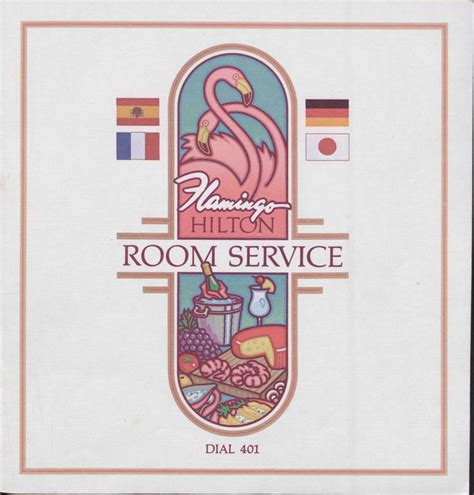 The restaurant boasts a main dining room, bar and lounge and two smaller private dining rooms for meetings, small parties and more, accommodating 15 to 30 guests, respectively. The room service menu for the Flamingo Hilton Hotel and ...
