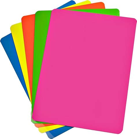 Fluorescent Neon Dry Erase Magnet Sheets 9 X 12 5
