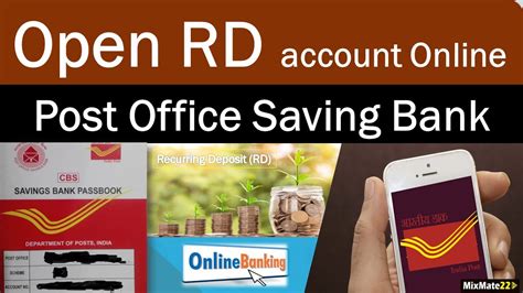 How To Open Post Office Recurring Deposit Rd Account Online Posb