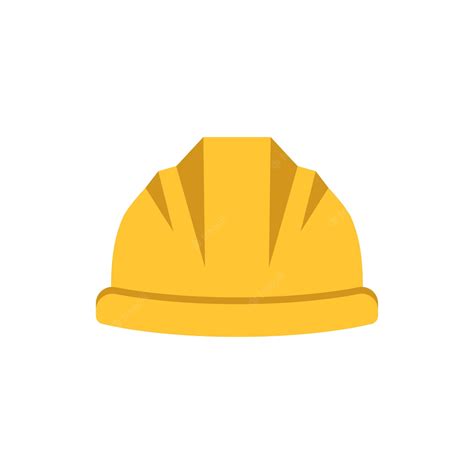 Premium Vector Construction Helmet Icon In Flat Style Safety Cap