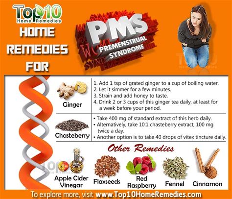 Home Remedies For Premenstrual Syndrome Pms Top 10 Home Remedies