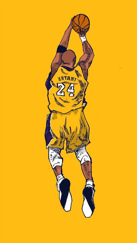 Download Kobe Bryant Cartoon Dunk Wallpaper