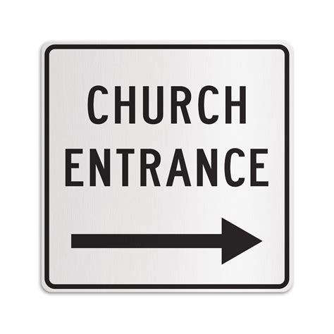 Church Entrance Right American Sign Company