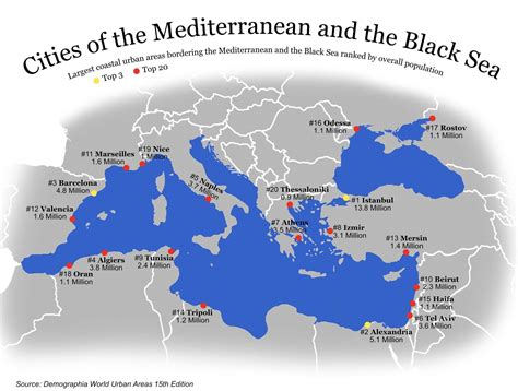Maps That Explain The Mediterranean Sea Vivid Maps