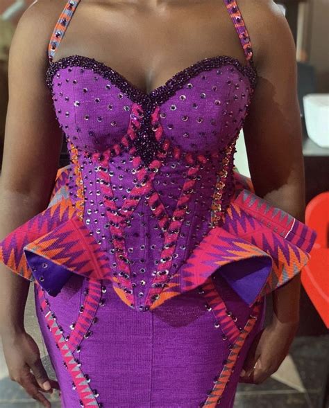 Kente Brides Ghanaian Traditional Wedding Styles African Wear Designs African Inspired