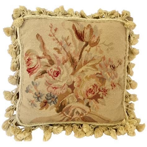 Here, your favorite looks cost less than you thought possible. French Provincial Aubusson Style Throw Pillow For Sale at ...