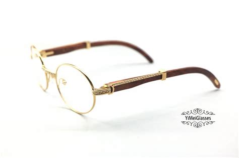 Cartier Glasses Wood Frame Ubicaciondepersonascdmxgobmx