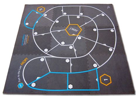 Jway Games The Ultimate Competitive Hopping Game Hopscotch Rug