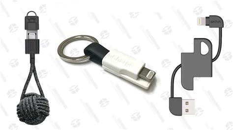 The Best Keychain Lightning Microusb And Usb C Cables
