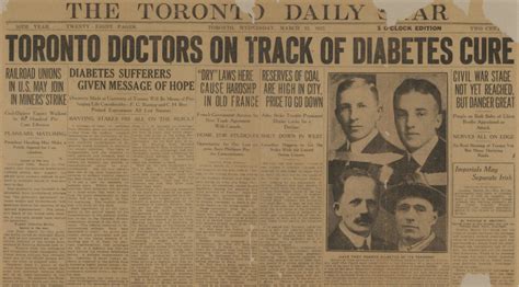 On January Th Insulin Was First Used To Treat Diabetes