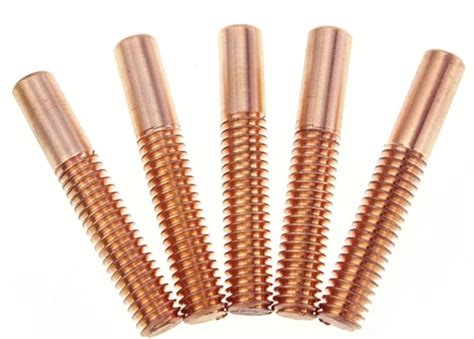 5pcs M33050mm Right Handed Copper Thread Electrode In Tungsten