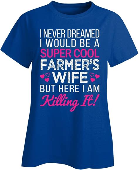Super Cool Farmers Wife Funny T For Farmer Wife