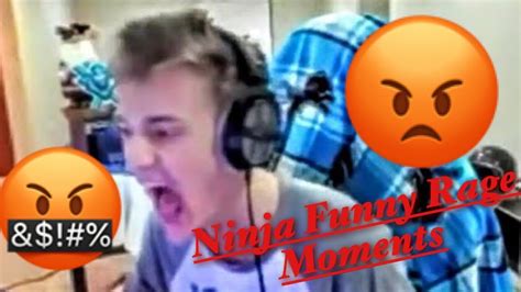 Ninja Rage Compilation Funny Fortnite Rages Youtube