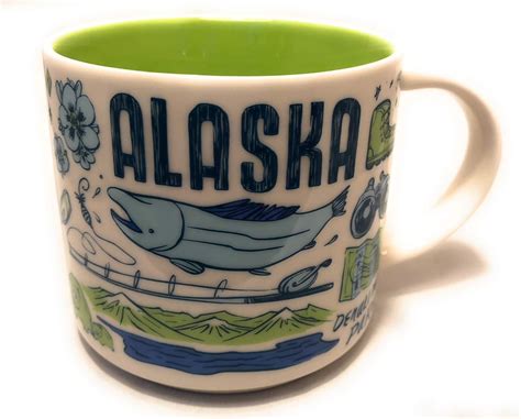 Starbucks 2018 Alaska Been There Collection Coffee Mug