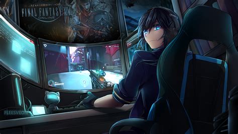1920x1080 Anime Gaming Boy Laptop Full Hd 1080p Hd 4k Wallpapers Images Backgrounds Photos