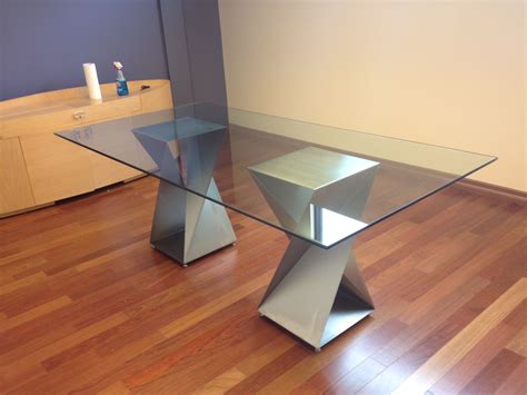 The included clear coat will protect your metal base from moisture and cleaning products. Twist Table Bases | Custom dining tables, Steel table, Metal homes