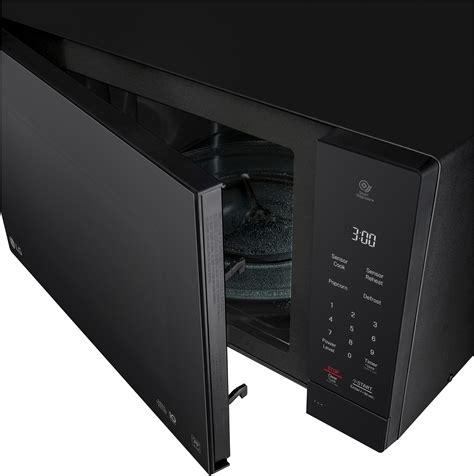 Best Buy Lg Neochef Cu Ft Microwave With Sensor Cooking Smooth Black Lmc Sb