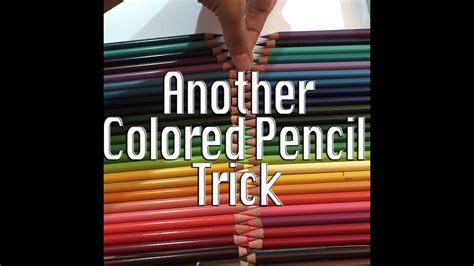 Colored Pencil Trick 2 Rainbow Zip Stop Motion Youtube