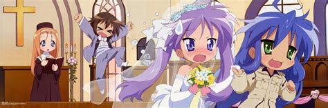 Hiiragi Kagami Izumi Konata Lucky Star Wedding Wedding Attire