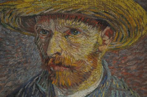 Self Portrait With A Straw Hat Vincent Van Gogh Flickr