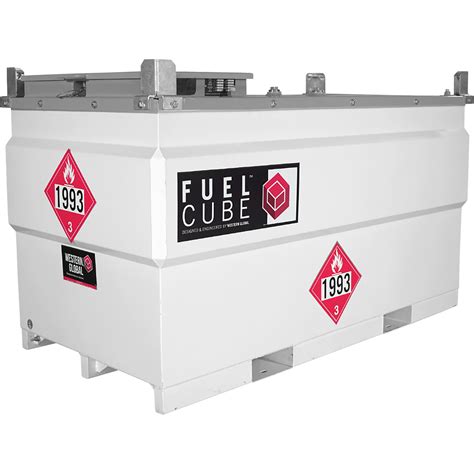 Western Global Fuelcube Diesel Fuel Tank Kit With Pump And Fuel Gauge