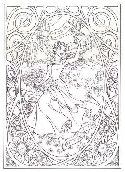 Disney jungle book coloring page. Ausmalbilder Erwachsene Disney