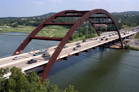 Pennybacker Bridge 360 Highway Capital Of Texas Bridge Close Up Motion